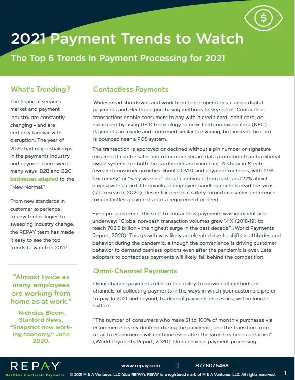 2021 Payment Trends 
